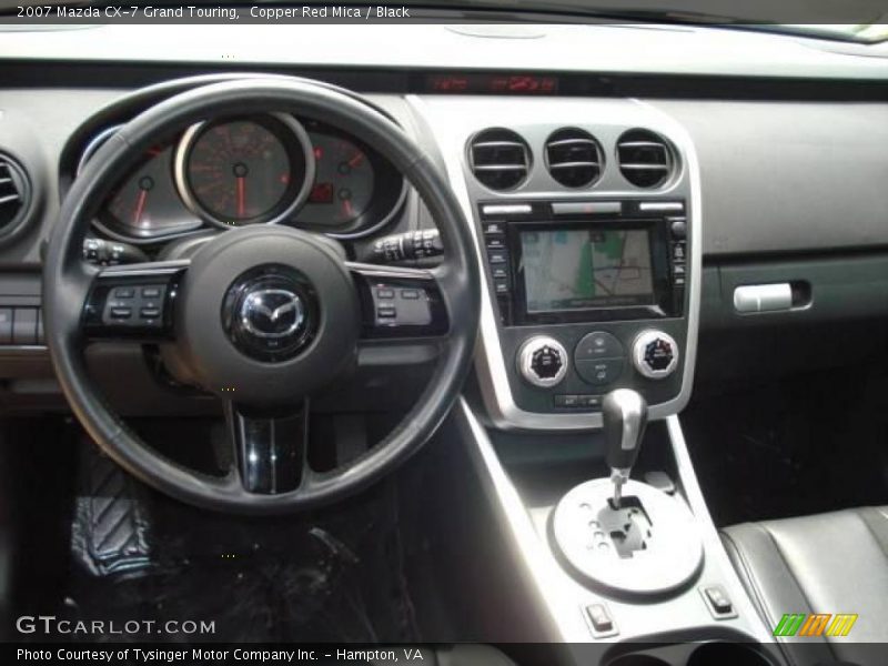Copper Red Mica / Black 2007 Mazda CX-7 Grand Touring