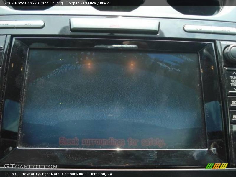 Copper Red Mica / Black 2007 Mazda CX-7 Grand Touring