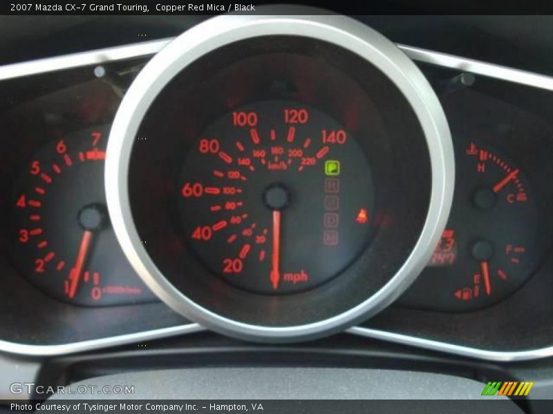 Copper Red Mica / Black 2007 Mazda CX-7 Grand Touring