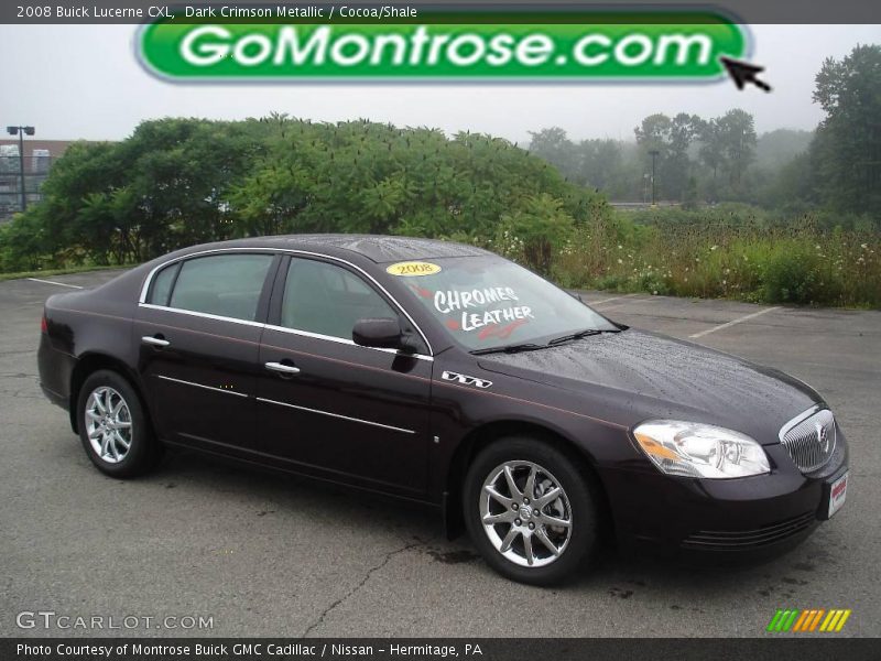 Dark Crimson Metallic / Cocoa/Shale 2008 Buick Lucerne CXL