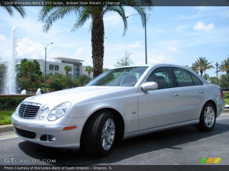 Brilliant Silver Metallic / Charcoal 2006 Mercedes-Benz E 350 Sedan