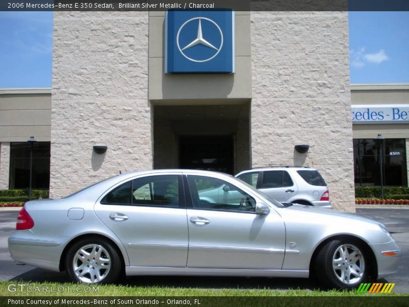 Brilliant Silver Metallic / Charcoal 2006 Mercedes-Benz E 350 Sedan