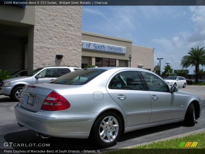 Brilliant Silver Metallic / Charcoal 2006 Mercedes-Benz E 350 Sedan