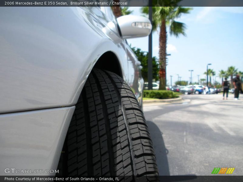 Brilliant Silver Metallic / Charcoal 2006 Mercedes-Benz E 350 Sedan