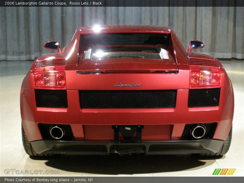 Rosso Leto / Black 2006 Lamborghini Gallardo Coupe