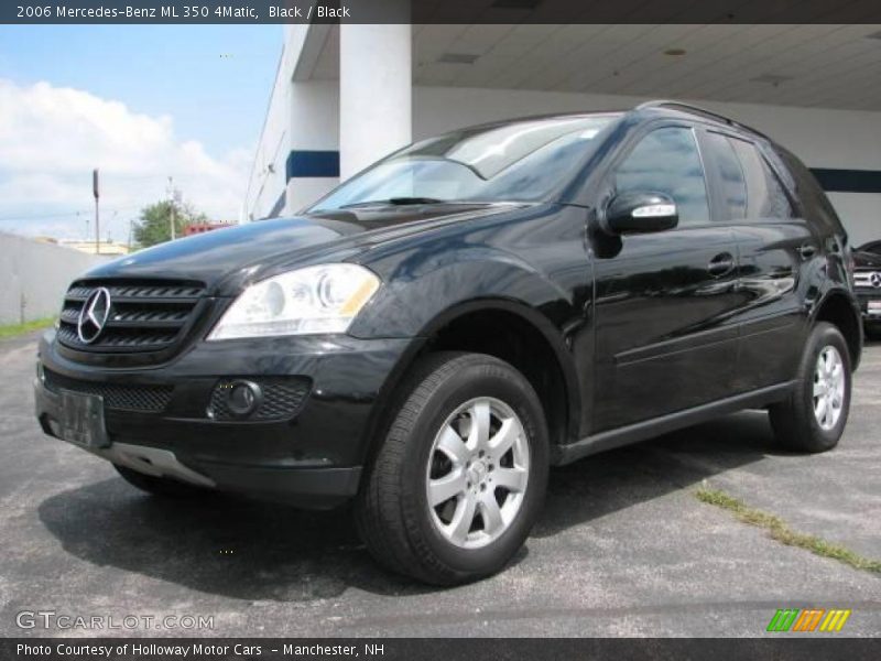 Black / Black 2006 Mercedes-Benz ML 350 4Matic