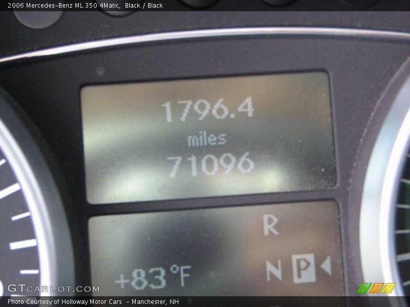 Black / Black 2006 Mercedes-Benz ML 350 4Matic