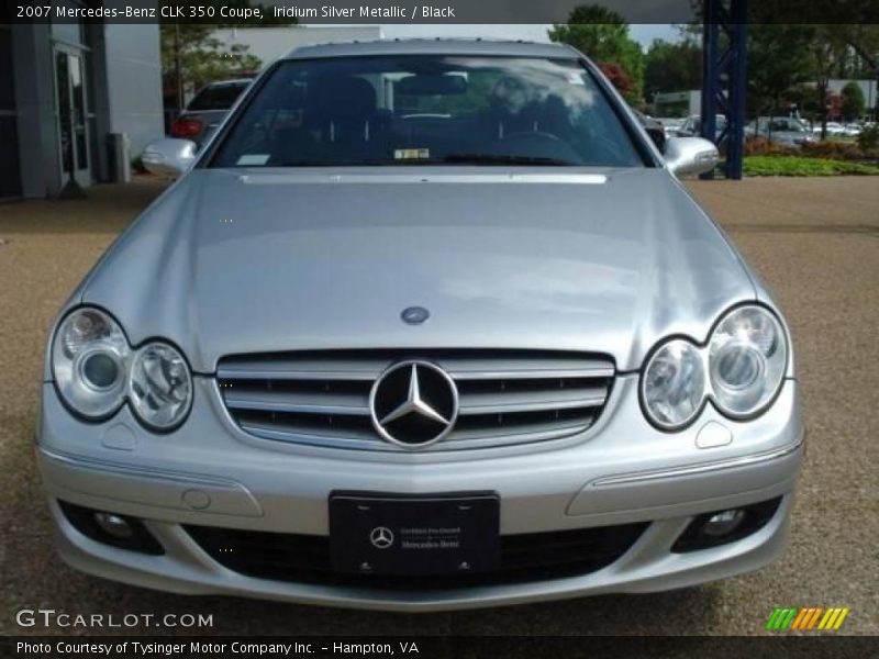 Iridium Silver Metallic / Black 2007 Mercedes-Benz CLK 350 Coupe