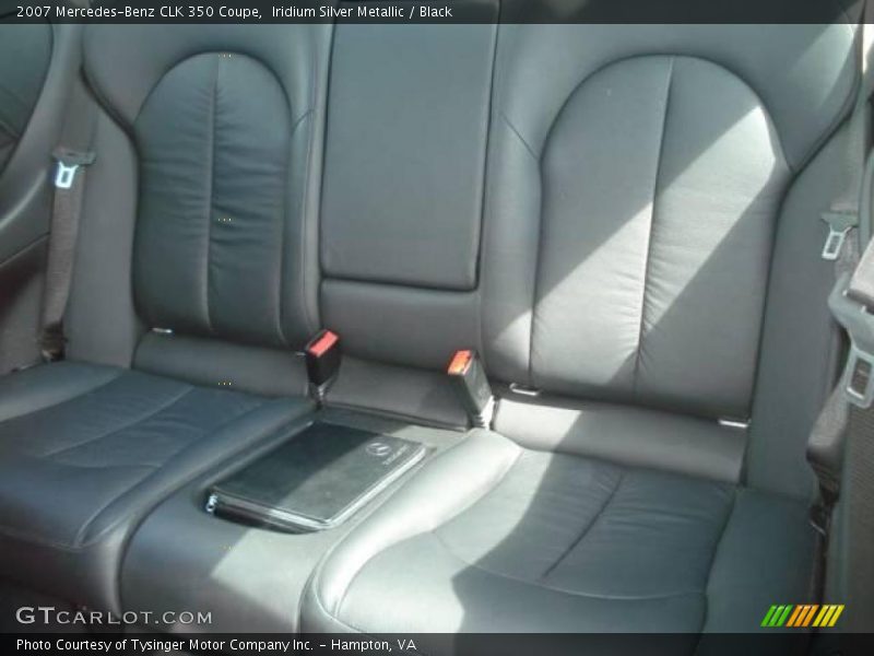 Iridium Silver Metallic / Black 2007 Mercedes-Benz CLK 350 Coupe