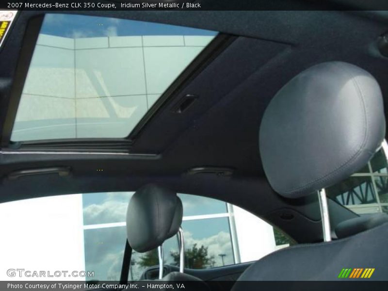 Iridium Silver Metallic / Black 2007 Mercedes-Benz CLK 350 Coupe