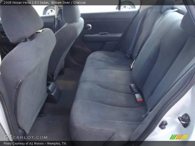 Brilliant Silver / Charcoal 2008 Nissan Versa 1.8 S Sedan