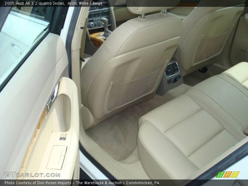 Arctic White / Beige 2005 Audi A6 3.2 quattro Sedan