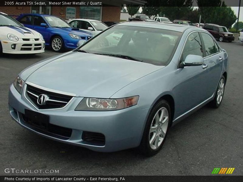 Meteor Silver Metallic / Quartz 2005 Acura TSX Sedan