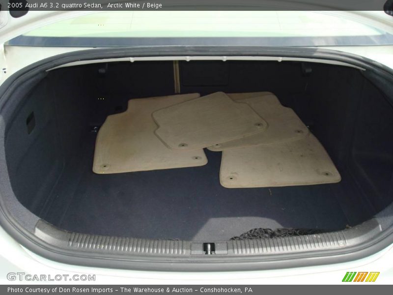 Arctic White / Beige 2005 Audi A6 3.2 quattro Sedan