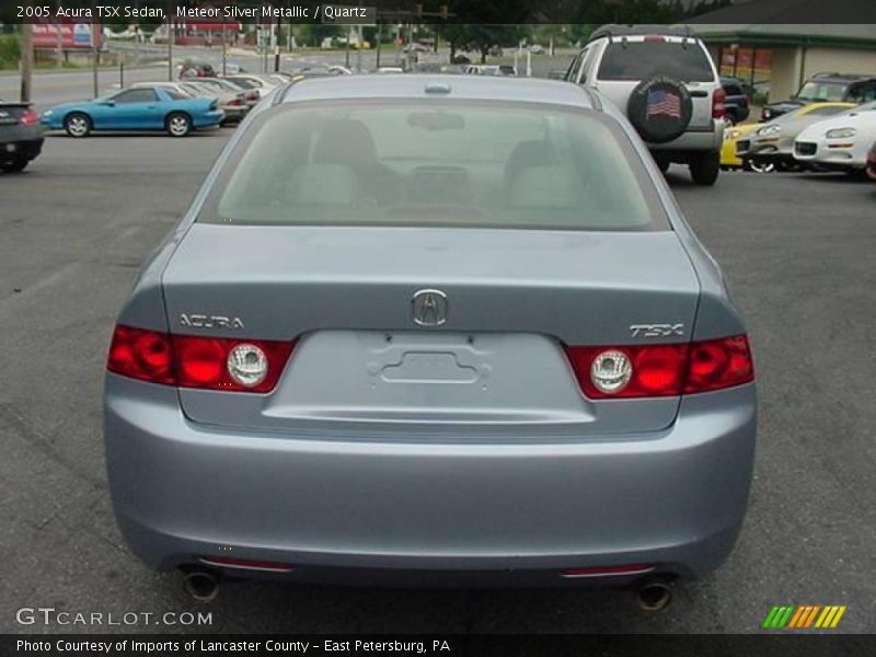 Meteor Silver Metallic / Quartz 2005 Acura TSX Sedan