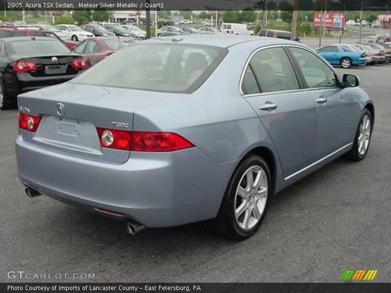 Meteor Silver Metallic / Quartz 2005 Acura TSX Sedan