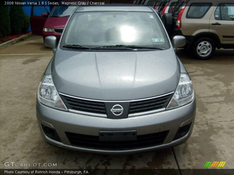 Magnetic Gray / Charcoal 2008 Nissan Versa 1.8 S Sedan