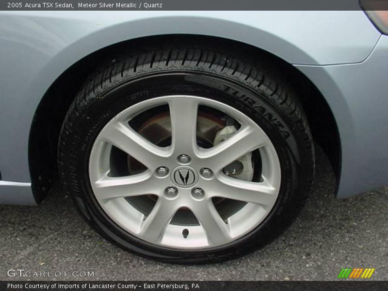 Meteor Silver Metallic / Quartz 2005 Acura TSX Sedan