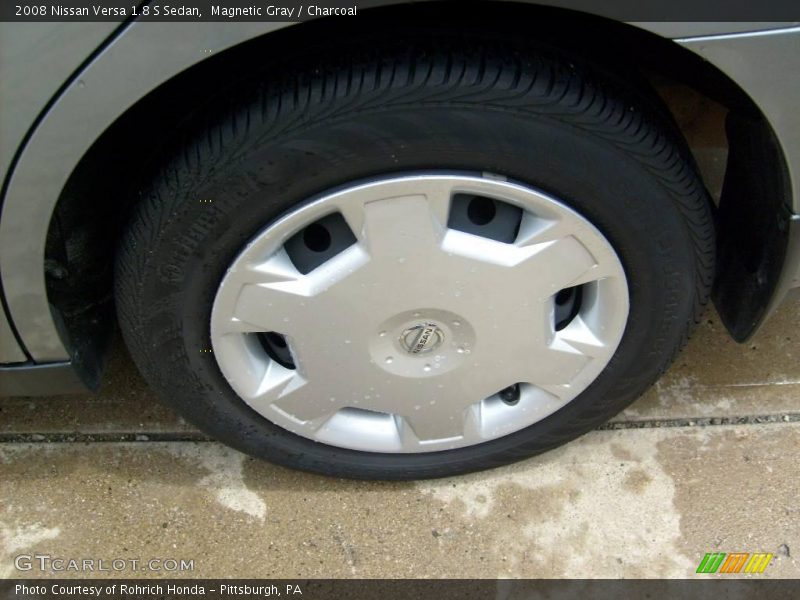 Magnetic Gray / Charcoal 2008 Nissan Versa 1.8 S Sedan