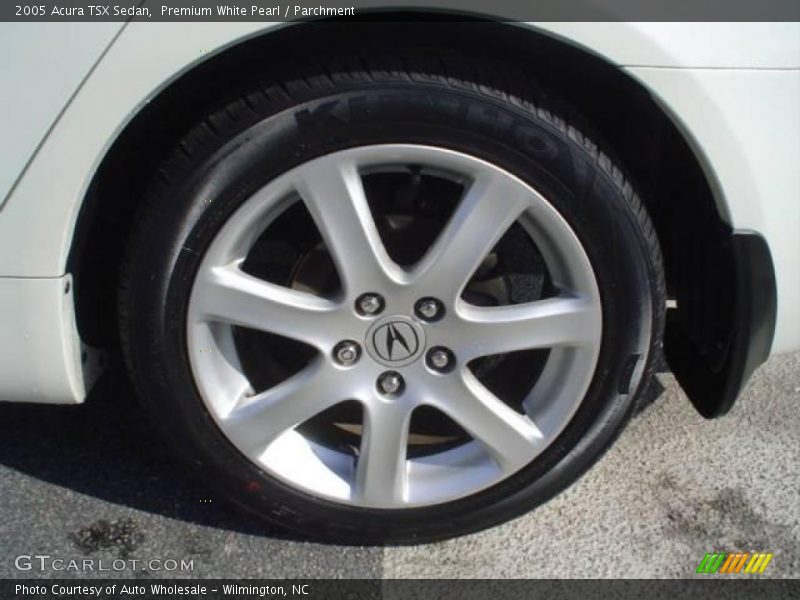 Premium White Pearl / Parchment 2005 Acura TSX Sedan