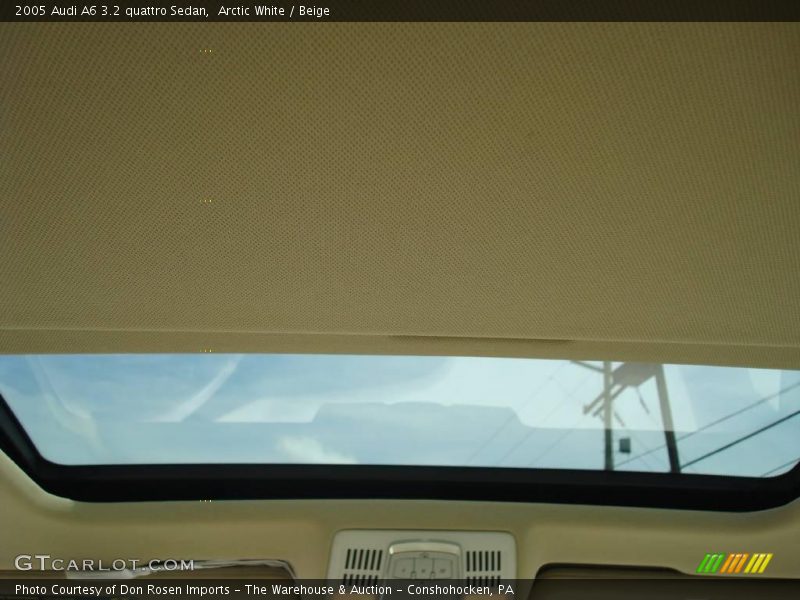 Arctic White / Beige 2005 Audi A6 3.2 quattro Sedan