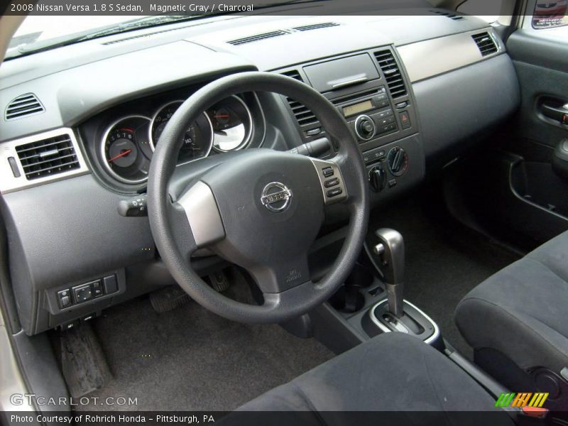 Magnetic Gray / Charcoal 2008 Nissan Versa 1.8 S Sedan