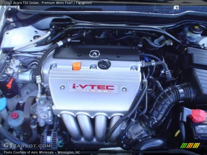 Premium White Pearl / Parchment 2005 Acura TSX Sedan