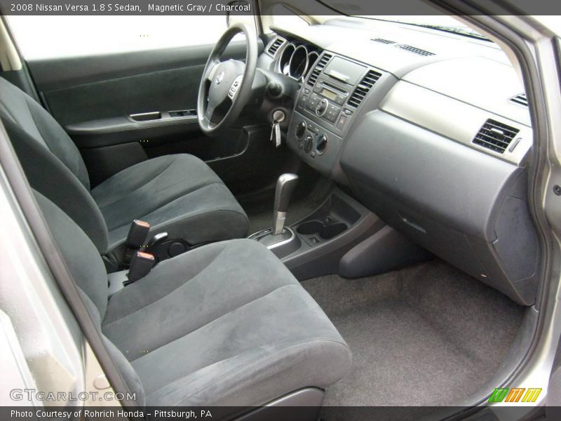 Magnetic Gray / Charcoal 2008 Nissan Versa 1.8 S Sedan