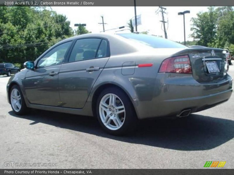 Carbon Bronze Metallic / Ebony 2008 Acura TL 3.2