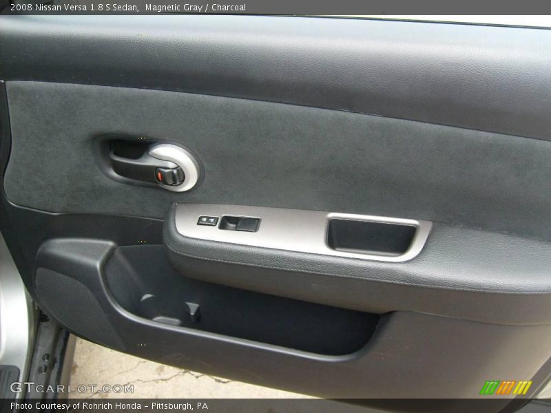 Magnetic Gray / Charcoal 2008 Nissan Versa 1.8 S Sedan