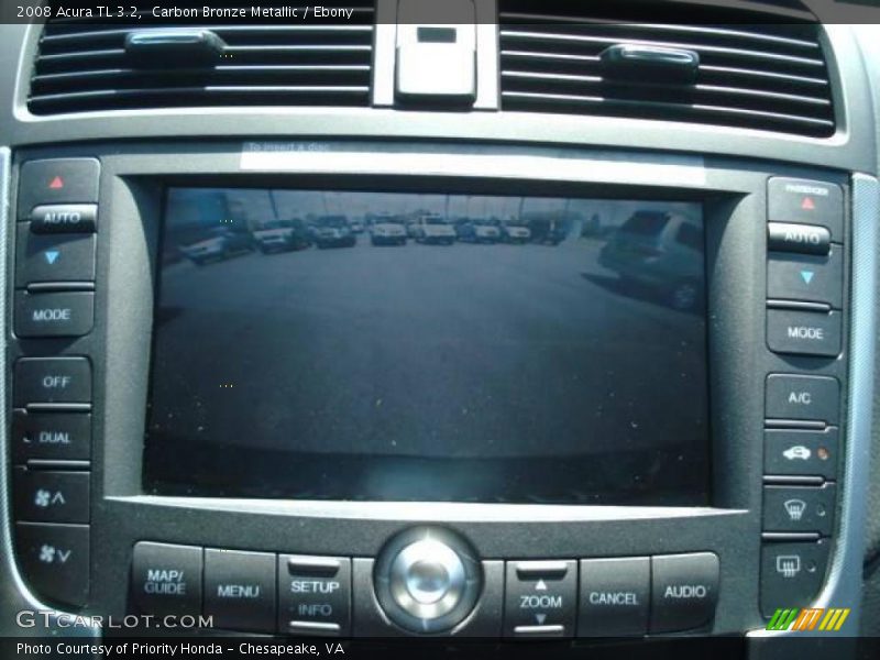 Carbon Bronze Metallic / Ebony 2008 Acura TL 3.2