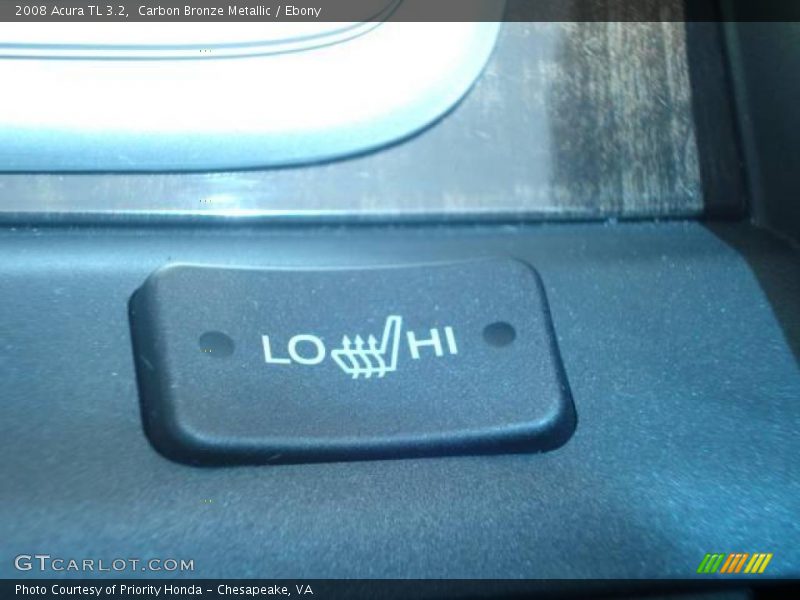 Carbon Bronze Metallic / Ebony 2008 Acura TL 3.2