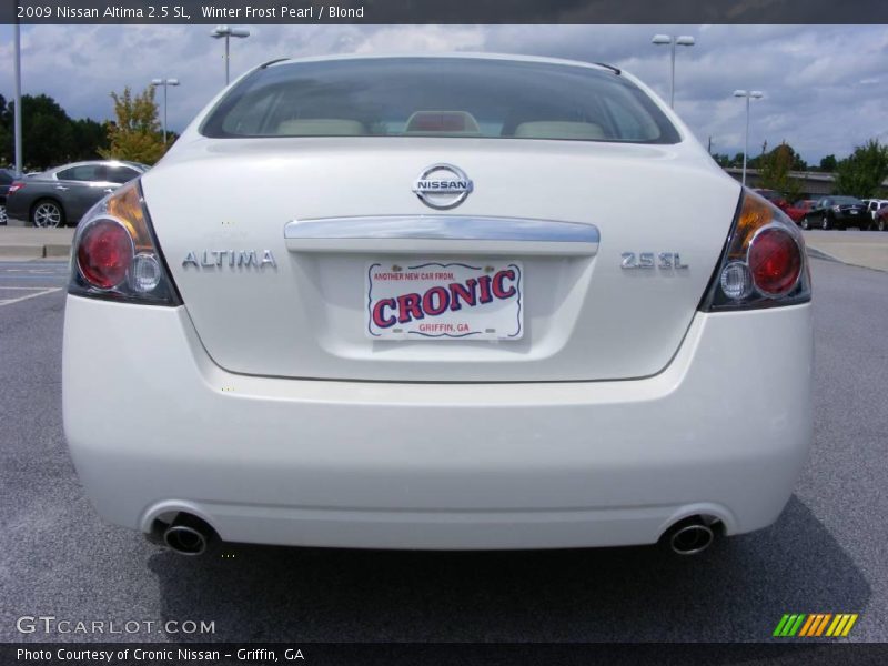 Winter Frost Pearl / Blond 2009 Nissan Altima 2.5 SL