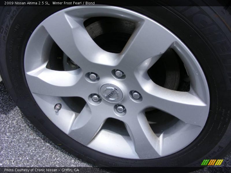 Winter Frost Pearl / Blond 2009 Nissan Altima 2.5 SL
