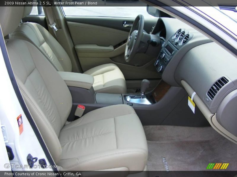 Winter Frost Pearl / Blond 2009 Nissan Altima 2.5 SL