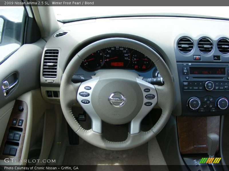 Winter Frost Pearl / Blond 2009 Nissan Altima 2.5 SL