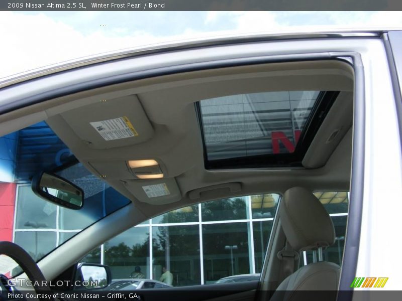 Winter Frost Pearl / Blond 2009 Nissan Altima 2.5 SL