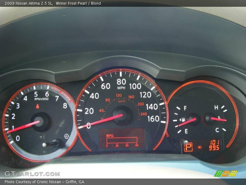 Winter Frost Pearl / Blond 2009 Nissan Altima 2.5 SL