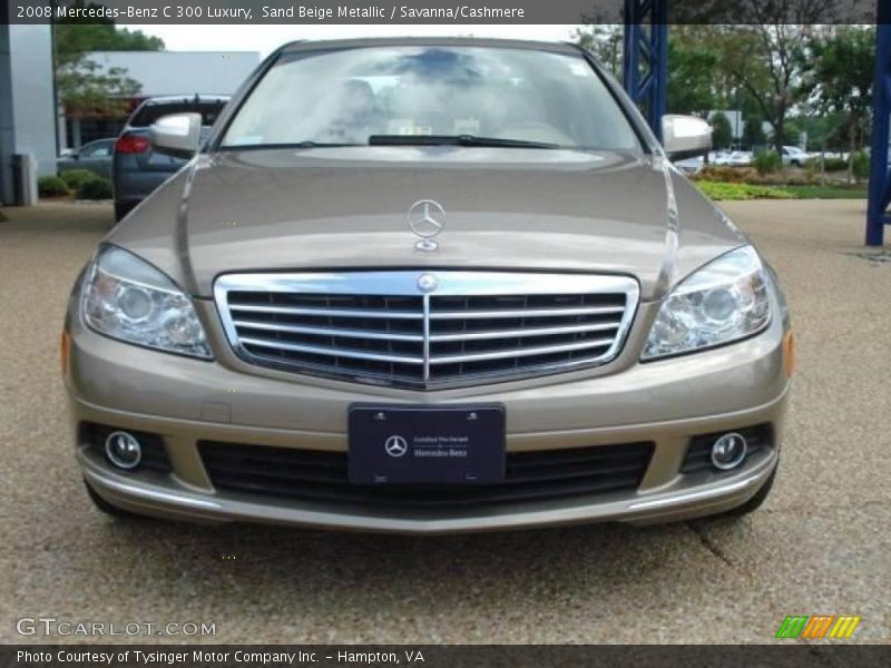Sand Beige Metallic / Savanna/Cashmere 2008 Mercedes-Benz C 300 Luxury