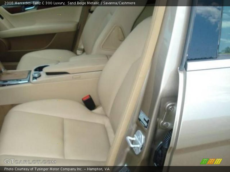 Sand Beige Metallic / Savanna/Cashmere 2008 Mercedes-Benz C 300 Luxury