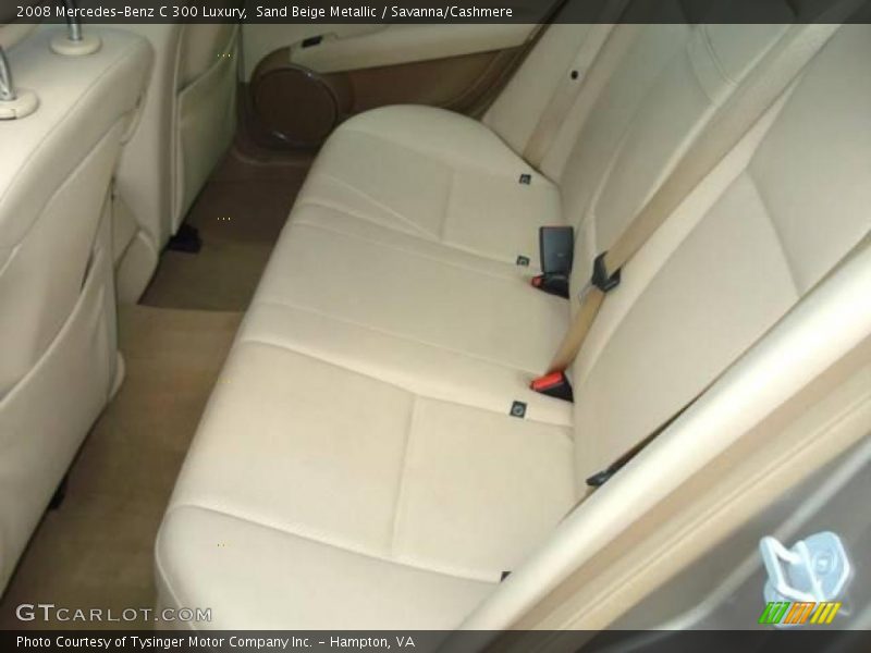 Sand Beige Metallic / Savanna/Cashmere 2008 Mercedes-Benz C 300 Luxury