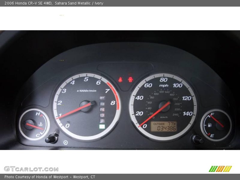 Sahara Sand Metallic / Ivory 2006 Honda CR-V SE 4WD