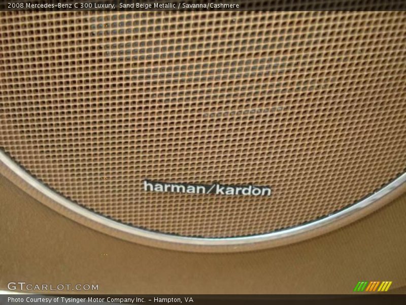Sand Beige Metallic / Savanna/Cashmere 2008 Mercedes-Benz C 300 Luxury