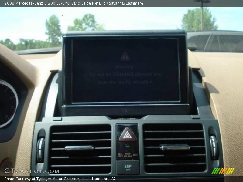 Sand Beige Metallic / Savanna/Cashmere 2008 Mercedes-Benz C 300 Luxury