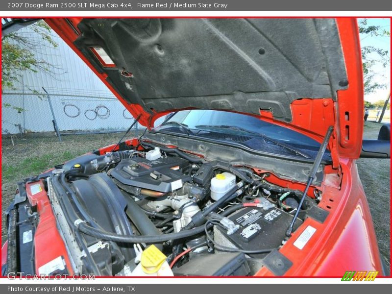 Flame Red / Medium Slate Gray 2007 Dodge Ram 2500 SLT Mega Cab 4x4