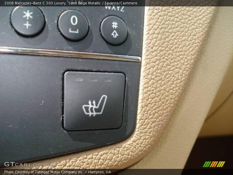 Sand Beige Metallic / Savanna/Cashmere 2008 Mercedes-Benz C 300 Luxury