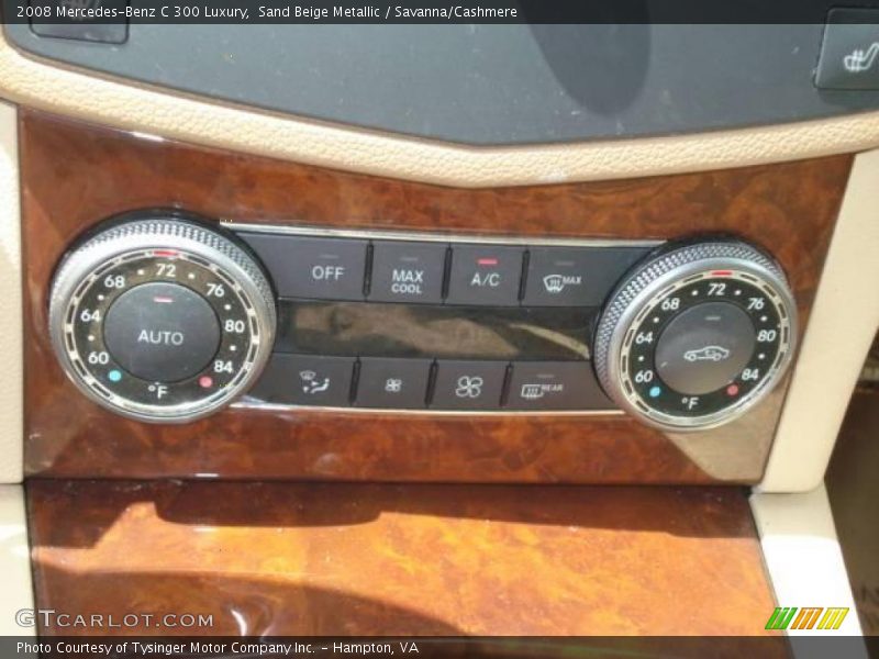 Sand Beige Metallic / Savanna/Cashmere 2008 Mercedes-Benz C 300 Luxury