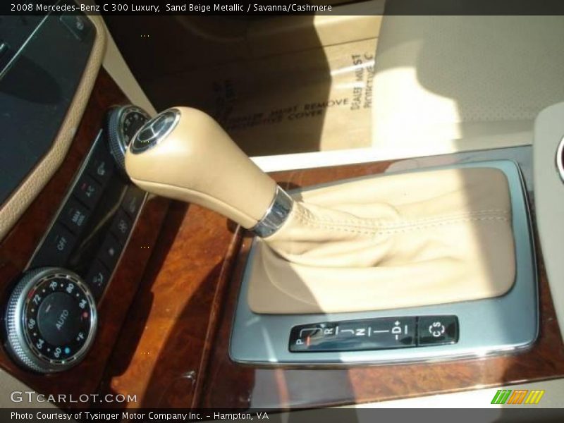 Sand Beige Metallic / Savanna/Cashmere 2008 Mercedes-Benz C 300 Luxury