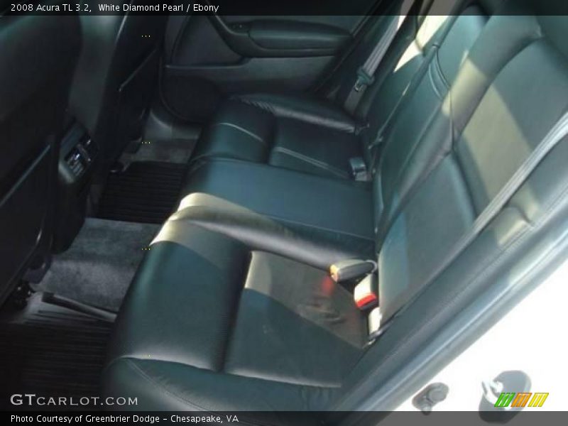 White Diamond Pearl / Ebony 2008 Acura TL 3.2