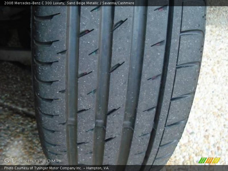 Sand Beige Metallic / Savanna/Cashmere 2008 Mercedes-Benz C 300 Luxury